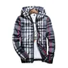 Mens Plaid jacket Autumn Fashion Mens Jacket Coat 2022 Street Fashion Brand Men Windbreaker Thin Hip-hop Top Men's Coats 220212