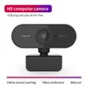 Webcam 1080P HD Web Camera con microfono Messa a fuoco automatica USB 2.0 Web Cam PC Desktop Mini WebCamera Cam Web Camera per computer