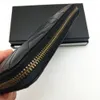 Fashion Women Wallets Classic Women Clutch Wallet Genuine Leather Long zipper Wallet Organizer Wallets Purse With Box