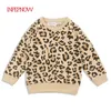 Autunno Leopard bambino felpa per le ragazze felpa manica lunga Poleron ragazzo felpe per bambini bambini vestiti della neonata LJ201216