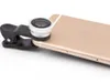 Универсальный 3 в 1 Широкоугольный MACRO MACRO FISHEYE Линза Камера Мобильные Телефонные Лензы Рыбные Глазные Кредитные Для iPhone 6 7 Смартфон Микроскоп