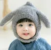 Bébé oreilles de lapin en peluche chapeau infantile enfant en bas âge chapeau d'hiver bonnet chaud chapeau oreillette bébé garder au chaud chapeau DB358