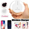 K9 Wireless Charger Ultrathin Crystal Round Charger med trådlös laddningsmottagare för IP 11 Pro Xiaomi Huawei Samsung6866682