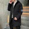 メンズダウンパーカスメンモアハンエディション2022冬のファッションロングジャケットコートで暖かく保つフード付きPhin22