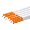 100 pièces/boîte métal aluminium Cigarette 78mm Cigarette en dents de scie tuyau un frappeur chauve-souris pour tabac herbe fumer tuyaux accessoires de fumée