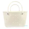 2022-Bogg Bag Silicone Beach Custom Tote Fashion Eva Plastic Beach Borse Donna Estate