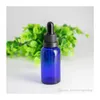 1OZ 30ml Clear Blue Green Amber Glass Dropper Bottles with Dripper Cap and Tip Free Shipping