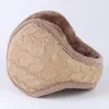 Winter oorbeschermers Warm Gebreide Oor Muffs Vouwen Oor Warmer Faux Pluche Muff Rug Cover Tas Bont Oorbeschermers Voor Mannen en Vrouwen