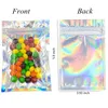 Resealable Smell Proof Bags 4x6" Mylar Aluminium Foil Food Storage Pouch packaging gummies sour candy bag