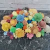 100PCS SOLA الزهور الخشبية زفاف مجموعة متنوعة ل diy crafters، حفلات الزفاف، ديكور المنزل. Z1202.