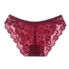 Lingerie de lacta floral sexy de roupas íntimas calcinhas de cintura baixa Briefs femininos de calcinha de calcinha Presente de roupas e areia