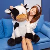 かわいい漫画牛のぬいぐるみの巨大動物牛人形超ソフト睡眠枕ギフト28インチ70cm DY50926