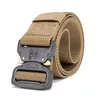 Waist Support Nylon Belt Men Army Tactical Molle SWAT Combat Belts Knock Off Survival Battle Dropship235G