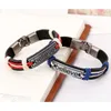 Inspirerend geloof tag lederen armbanden bangle manchet dames heren armbanden polsband mode sieraden wil en zand nieuw