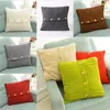 Knitted Pillow Case Cover European Crochet Button Sofa Car CushionCover Home Decor Christmas XMAS Gifts 45*45cm WQ64-WLL