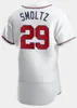 2024 Custom 27 Austin Riley Jersey 1 Ozzie Albies 13 Ronald Acuna Jr. 28 Matt Olson 11 Orlando Arcia 23 Michael Harris II 20 Marcell Ozuna David Fletcher Baseball-Trikots