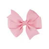 100pcs/lot Grosgrain Ribbon Hair Bow with Clip Girls Boutique Bow Hair Clip Hairpin Head Wear Kids Hair Accessories