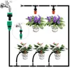 Watering Equipments 30M DIY Drip Irrigation System Automatic Watering Garden Hose Micro Kits with Adjustable Drippers Atomization cooling device