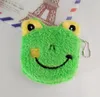 3D Hayvan Yüz Peluş Sikke Çanta Yumuşak Yuvarlak Değişim Çantası Cüzdan Anahtar Çanta Kolye Charm Çocuklar Için Doğum Günü Hediyesi Parti Favor