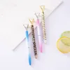 Fashion Diamond Ballpoint Pens With Large Crystal Glass Diamond luxury Pen Creative School Office Supplies Christmas gifts