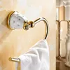Laiton Diamant Accessoires de salle de bain Produits Porte-papier hygiénique Porte-rouleau porte-brosse de toilette matériel de salle de bain patère T200425