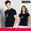 Wyprzedaż amerykański lato męska koszulka polo Lapel z krótkim rękawem T-shirt Duży rozmiar Haftowany Slim Casual Business Trendy Polo Shirt Koszulka