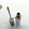 6ml Empty Lip Gloss Tube Gold Black Fashion Lipstick Lipgloss Tubes Bottles Women Make Up Packing Container LX4110