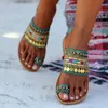 Women Shoe Summer Greek Style Boho Folk-Custom Artisanal Ladies Flat Slippers Casual Breathable Comfortable Beach Women Sandals