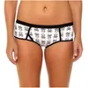 Mierside 2 teile/los Schädel Muster/Leopard Gedruckt Mid-Taille Weibliche Kurze Baumwolle Knickers Frauen Höschen Sexy Größe Unterwäsche 211222