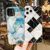 För iPhone 12 Pro Max Phone Fodraler Luxury Marble TPU Shocksäker telefonväska till iPhone 11 Pro Max Case XR XS 8 Plus