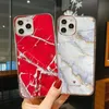 iPhone 14 13 11 12 11Pro Max XR XS Max X 7 8 Plus 11Pro 12ショックプルーフバンパーバックカバー用のキラキラマーブルテクスチャー電話ケースケース