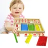 1Set Figure Blocks Counting Sticks Education Toys Wooden Montessori Kids Mathematical Kids Learning Toys Educational Children Regalo per bambini