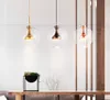 Moderne gouden zwarte hanglamp druppel glazen led hanglamp D23cm voor slaapkamer eetkamer ophanging thuis lighting