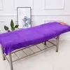 Salon de beauté Faire du lit serviette de bain absorbant Microfibre serviette de plage 70 * 140cm / 80 * 180cm de voiture de lavage de voiture de voiture plus épais de gymnastique de sécheresse rapide 210318