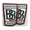 Backpack Boyz Zwykłe plecak boyz białe matowe torby pachnący folia aluminiowa ziplock z naklejkami z holegram1407720