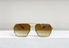 Square Pilot Sunglasses Gold Metal Grey Gradient Shaded Driving Glasses Sport Sunglasses for Men UV Eye wear with Box4746319