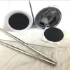 20 oz Süblimasyon Paslanmaz Çelik Düz Sıska Tumbler Metal Straws Ile Saman Fırça Ve Kauçuk Kişiselleştirilmiş DIY Kahve Kupaları