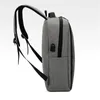 3 sztuk / zestaw ładowania USB Duża pojemność Oxford Plecak 17-calowy Laptop Torby Unisex Mężczyźni Business Travel Casual School Bag Rücksack J0001