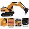 1:24 RC Trucks Mini Fernbedienung Bulldozer Legierung Kunststoff Technik Auto Müllwagen Kran Elektrische Bagger Spielzeug 220107