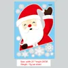 Christmas Snow Glass Sticker Window Showcase Static Room Decoration Selfadhesive Wall Y201020