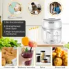 Elektrikli Sarımsak Kırıcı Mini Ezici Mutfak Doğrayıcılar Taşınabilir Et Kıyıcı Baharat Sebze Salatası 220.226 için