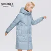 Miegofce Zimowe Kobiety Płaszcze Prosta Moda Długa Kurtka Kobiety Profesjonalna Parka Femme Winter Coat D21858 211221