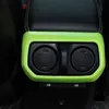 Couvercle décoratif de ventilation d'échappement arrière de voiture, vert pour Jeep Wrangler JL JT, accessoires internes automobiles