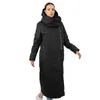 Kurtki zimowe kobiety s Parka Long Jacket zdejmowane z kapturem kobiety szalik pikowany płaszcz kołnierza puffer płaszcze zimowe duże rozmiar LJ201021