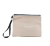 Sublimation Cosmetic Bags DIY Blank Linen Zipper Bag Customized Women Makeup Bag Fashion Handbag Coin Purse Make Up Storage Bags YG935