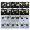 Jersey Vintage Pittsburgh 12 Terry Bradshaw Steeler 20 Rocky Bleier 23 Mike Wagner 26 Rod Woodson 31 Donnie Shell 32 Franco Harris Jersey cosido