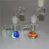 Nieuwe waterpijpglas Ashcatcher Rookaccessoires inclusief wasolieoliekwarts Banger Glass Ash Catcher 14 mm of 18 mm gewricht voor bong