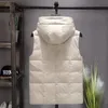 Winter Hooded Vest Men Thicken Warm cotton-padded Big Pockets Sleeveless Coat Plus Size 4XL 5XL 6XL 201127