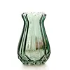 Многоцветная стеклянная ваза в полоску Прозрачные стеклянные контейнеры для террариума Цветочный горшок Бутылка домашнего декора ваза для свадебного украшения T200703