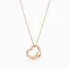 SHINETUNG Original 100% S925 Sterling Silver OpenHeart Infinity Round Sphere Pendant Necklace Women High-End Jewelry Q0531